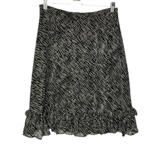 Simon Chang Ruffled Bottom Skirt
